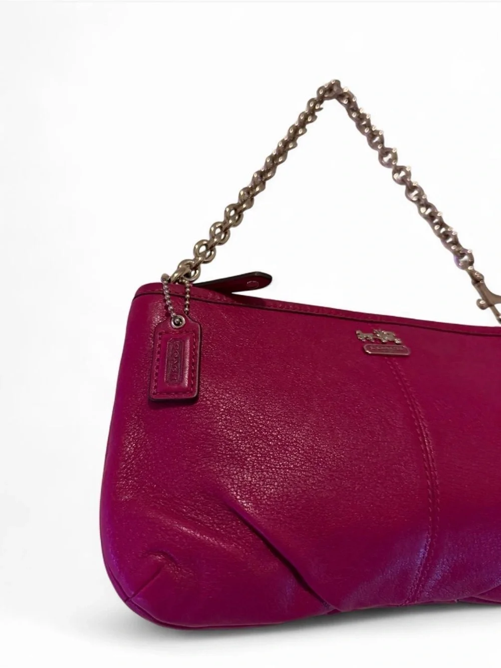 Coach pink Leather Mini Shoulder Bag